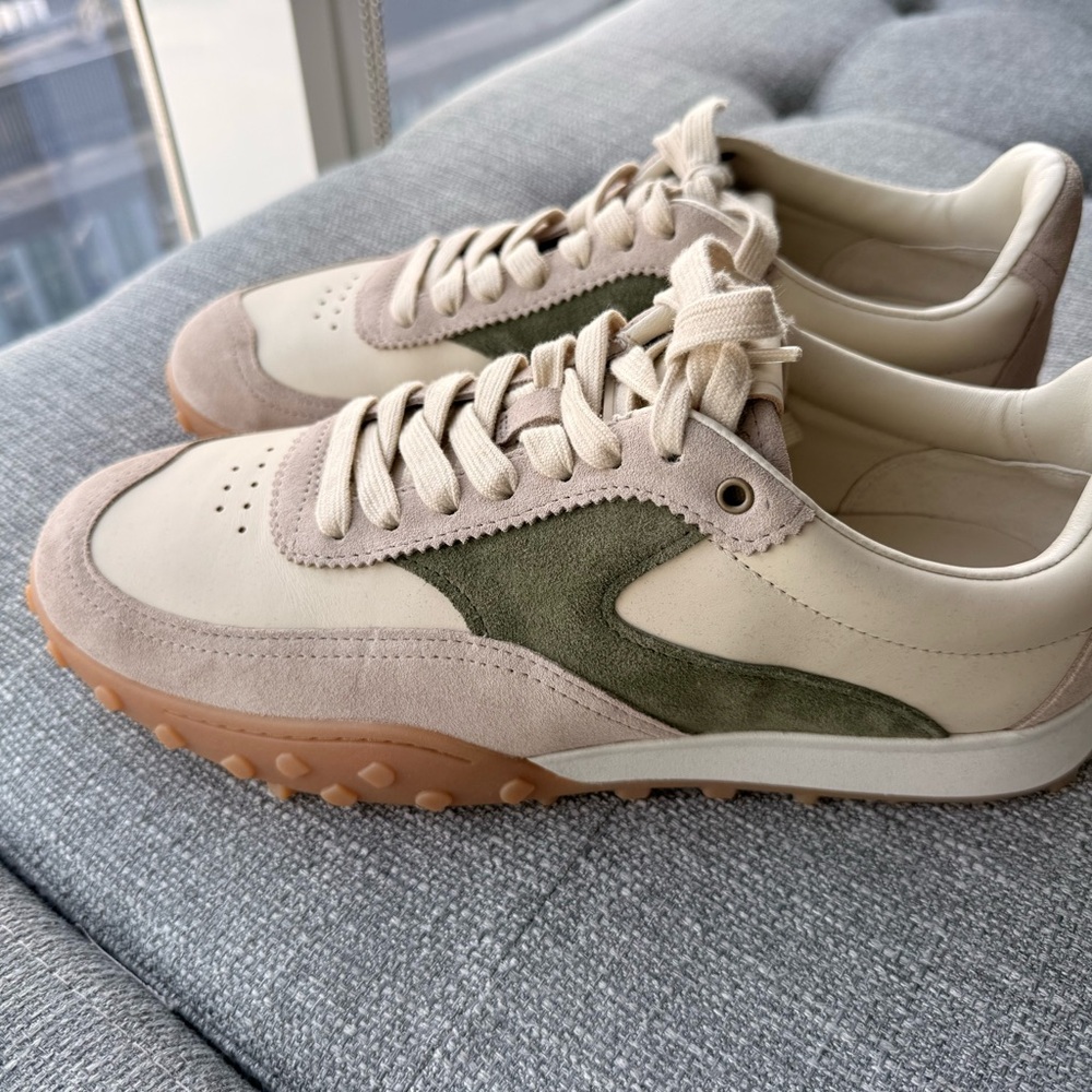 Vince Beige and Olive Athletic Shoes - Picture 2 of 5
